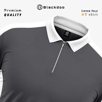 Premium Zipper Polo T-shirt - (ANTHER)_img_1