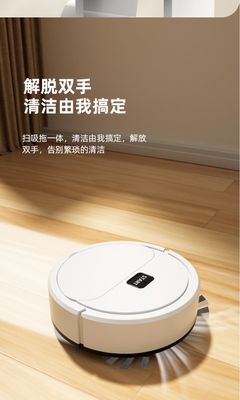 Automatic mini sweeping robot mop and suction three-in-one cleaning machine lazy vacuum cleaner household small gift_img_0
