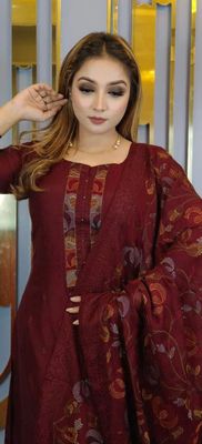 Premium cotton computer printed Boyel fabrics 3 Piece_img_0