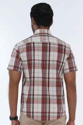 Short Sleeve Button Down Casual Regular Fit Men Half Shirt | Palli_img_2