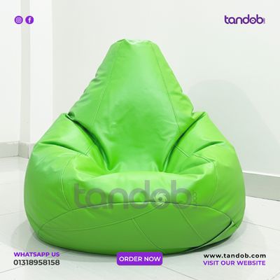 XXXL High Long Bean Bag Chair Light Green Color_img_1