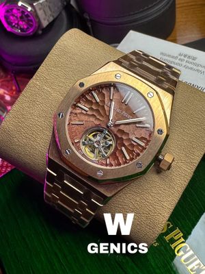 Audemars Piguet Tourbillion Brown Dial RoseGold Chain Euro Grade_img_0