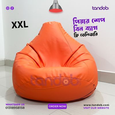 XXL Bean Bag Chair - Orange Color_img_0