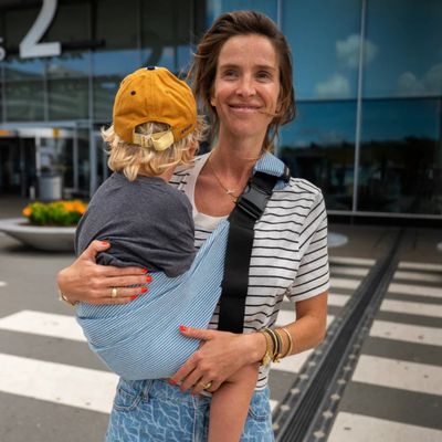 Premium Baby Carrier- Blue Stripe_img_4