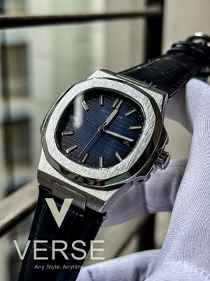 PATEK PHILIPPE Navy-Blue Belt Sunburst Blue Dial Quartz_img_0