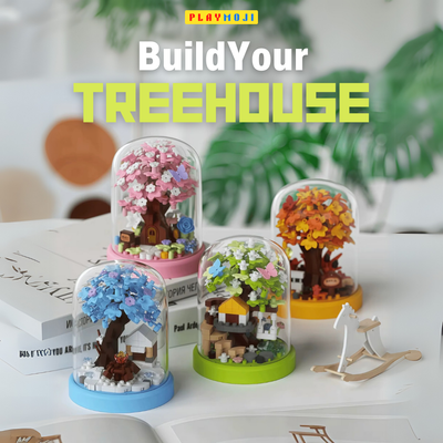 Green shade tree house  [Larger model with a dust cover]_img_2