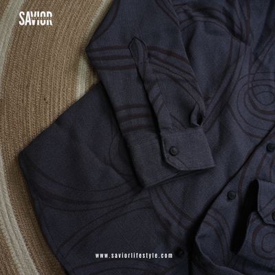 Night Spril - Dobby Fabric Full Sleeve Shirt_img_2
