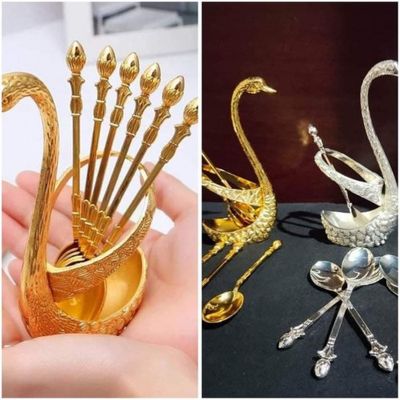 Swan spoon stand holder set_img_0