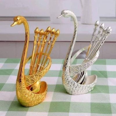 Swan spoon stand holder set_img_1