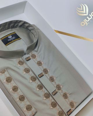 Regal Ash Embroidery Panjabi_img_2