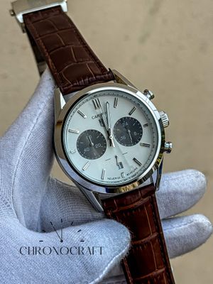Tag Heuer Carrera Chronograph White Dial AA_img_0