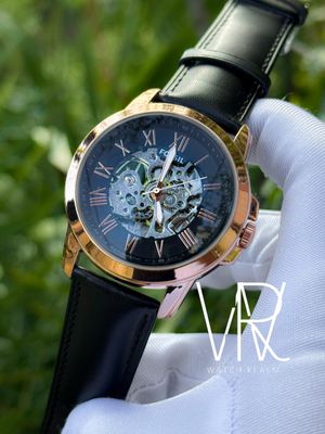 FOSSIL AUTO BELT ROSE GOLD CASE_img_1