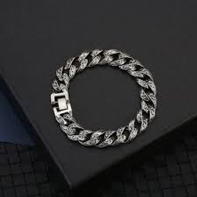 stainless steel bracelet cross-border new accessories wholesale European and American personality retro lace totem men's bracelet fashion_img_3