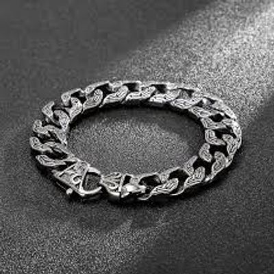 stainless steel bracelet cross-border new accessories wholesale European and American personality retro lace totem men's bracelet fashion_img_4