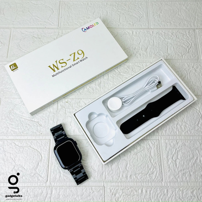 FereFit WS-Z9 Multifunctional Amoled Smartwatch – Silver & Black_img_2