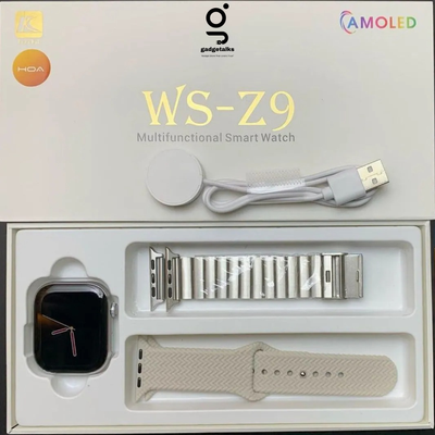 FereFit WS-Z9 Multifunctional Amoled Smartwatch – Silver & Black_img_3
