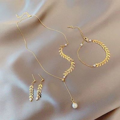 18K Gold plated Necklace Set_img_0