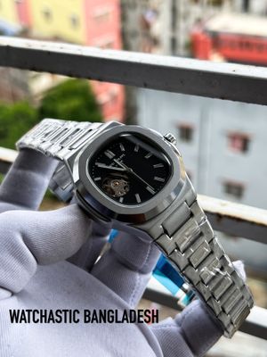 Patek Chain Open Heart Black Dial_img_0