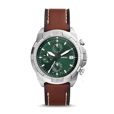FOSSIL BRONSON ANALOG GREEN DIAL MEN’S WATCH FS5898_img_0