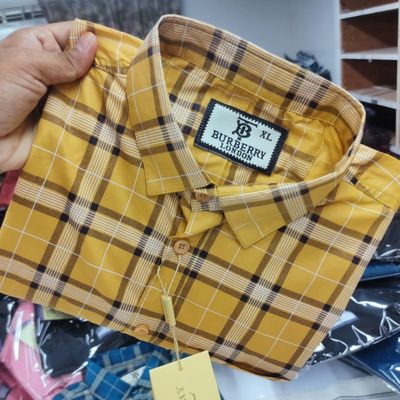 Pure Cotton full Sleeve Check Shirt for Men's_img_5