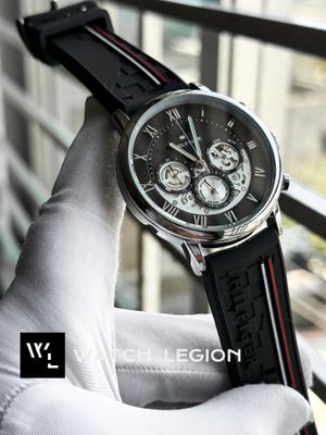 HILFIGER SILICONE BLACK BELT BLACK DIAL_img_0