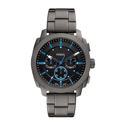 FOSSIL FS6098 MACHINE CHRONOGRAPH SMOKE STAINLESS STEEL WATCH_img_0