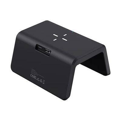 Havit W320 15W Black Wireless Charger with Alarm Clock & Ambient Light_img_3