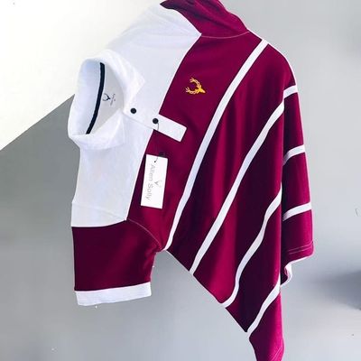 🧥 Trendy All-Over Printed Polo T-Shirt for Men_img_1
