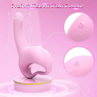 Handle Prostate Massager G-Spot Finger Vibrator Sex Toys For Men Wiggling Male Masturbation Stimulator Anal Dildo For Gay Sissy_img_3