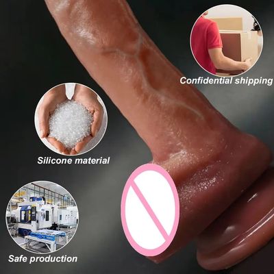 Dildo Soft Realistic Penis Small Butt Plug Suction Cup Double Layer Silicone Anal Sex Toys For Woman Masturbator Adults 18+ Shop_img_4