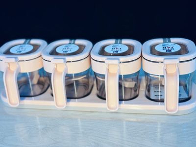 4 Pcs Spice Jar Set With Stand – Premium Seasoning Container_img_1