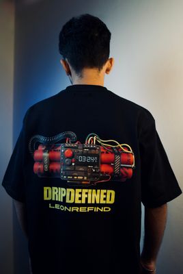'DRIPDEFINED' Oversized Heavyweight Drop Shoulder T-Shirt_img_0