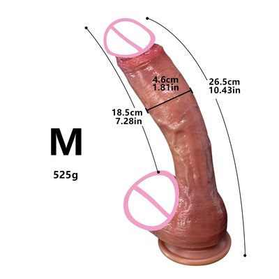 Soft Realistic Thick Dildo Gay Sex Toy for Women Suction Cup Big Dick Anal Plug Vaginal Masturbators Silicone Penis_img_2