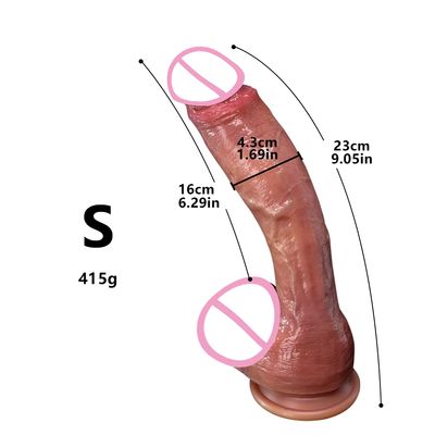 Soft Realistic Thick Dildo Gay Sex Toy for Women Suction Cup Big Dick Anal Plug Vaginal Masturbators Silicone Penis_img_1