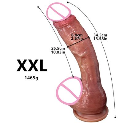 Soft Realistic Thick Dildo Gay Sex Toy for Women Suction Cup Big Dick Anal Plug Vaginal Masturbators Silicone Penis_img_5