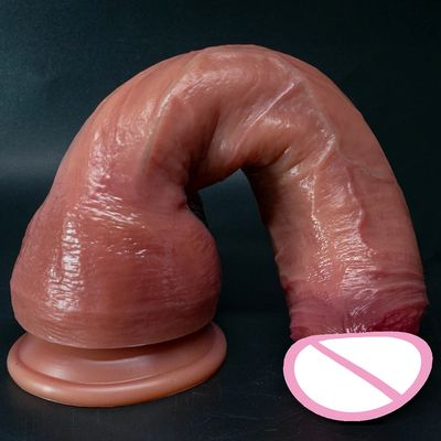 Soft Realistic Thick Dildo Gay Sex Toy for Women Suction Cup Big Dick Anal Plug Vaginal Masturbators Silicone Penis_img_6