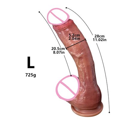 Soft Realistic Thick Dildo Gay Sex Toy for Women Suction Cup Big Dick Anal Plug Vaginal Masturbators Silicone Penis_img_3
