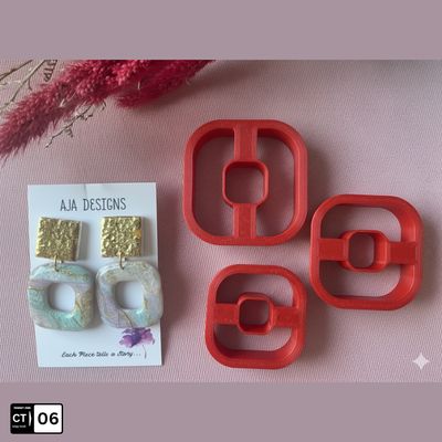 Rounded Square Clay Cutter Set – 3 Sizes (38 mm | 35 mm | 32 mm)_img_0