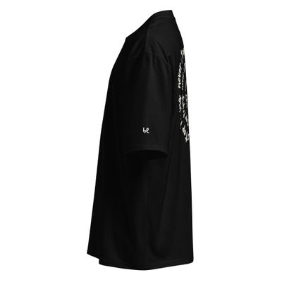 Never Stop Trying - Drop Shoulder Tee - Black_img_2