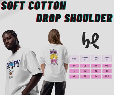 Micky 1 - Drop Shoulder Tee - White_img_2