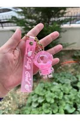 gare Cute Bliss in Liquid Filled Acrylic Bagpack Keyring_img_4
