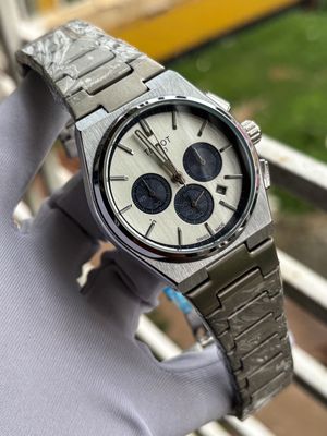 Tissot Prx Chrono Chain Silver Panda Dial_img_0