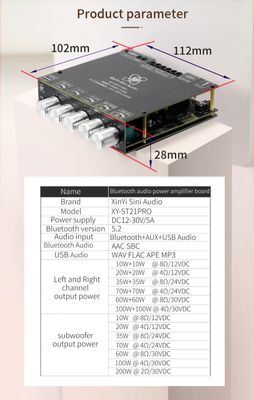 Sini Audio XY-ST21Pro 2.1 Ampilifier TPA3221_img_6