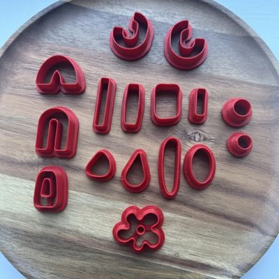 Polymer Clay Earring Cutters Set – 15 Pcs (Multi-Shape)_img_1