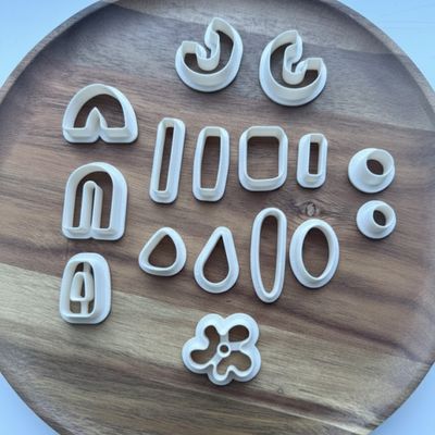 Polymer Clay Earring Cutters Set – 15 Pcs (Multi-Shape)_img_2
