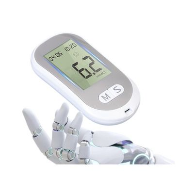 Cross-border Blood Glucose Meter Middle-aged and Elderly Detection Blood Glucose Meter Test Strip Blood Collection Needle G058 Sino-British Diabetes Detector_img_7