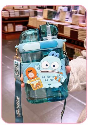 Sanrio Lolita Double-Sided 2-in-1 Water Bottle_img_2