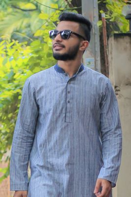 Men's Majestic Panjabi - Ash_img_1