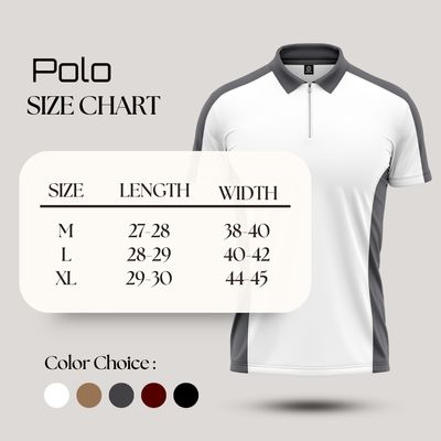 Premium Zipper Polo T-shirt - (WHITE)_img_4