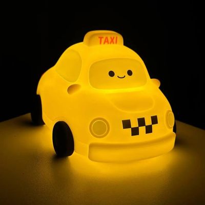 Soft Silicone Touch Control Rechargeable LED Taxi Night Lamp_img_0